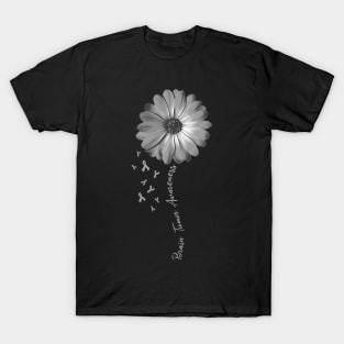 Daisy Flower Brain Tumor Awarenesss T-Shirt